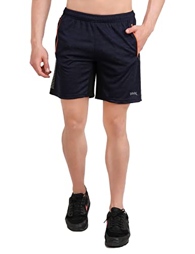 NEVER LOSE Men's Outdoor Quick Dry Lightweight Sports Shorts Zipper Pockets