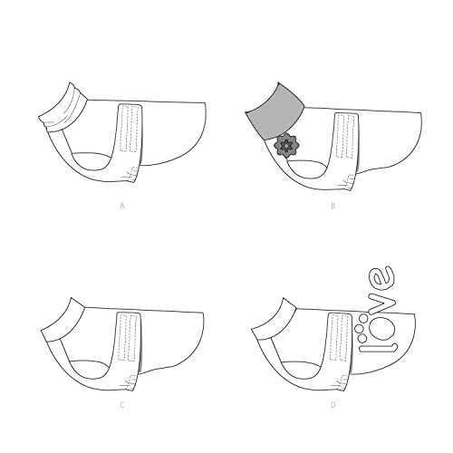 Simplicity SS9520A Hundemantel A XS-S-M-L-XL