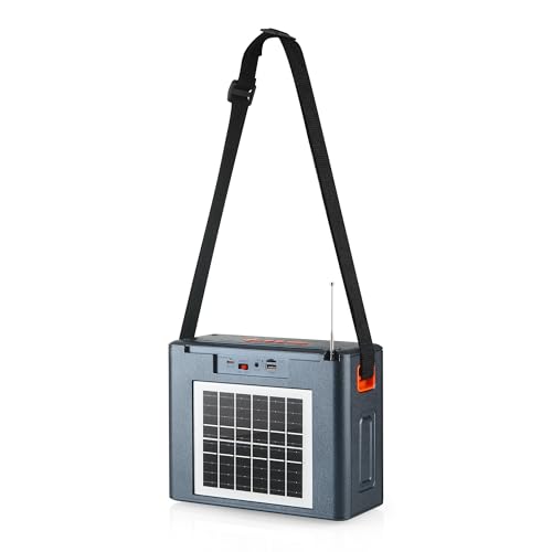 Image of MZ S663 (Portable Bluetooth Speaker) Dynamic Thunder Sound with High Bass & 12W Power with 1500mAh Battery & Solar Panel