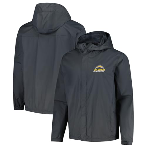 Image of Dunbrooke Men's NFL Tropic Waterproof Packable Full-Zip Hoodie Jacket