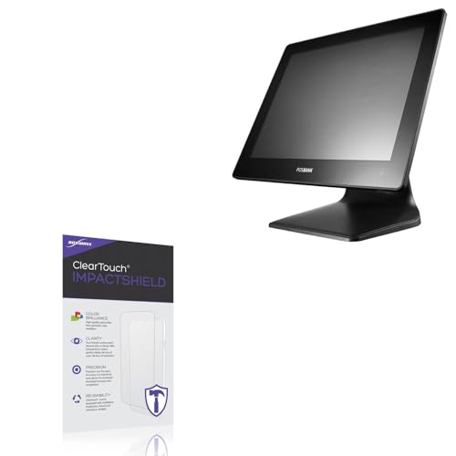 BoxWave Screen Protector Compatible With POSBANK MAZIC PRIME 1560 - ClearTouch ImpactShield (2-Pack), Impenetrable Screen Protector Flexible Film