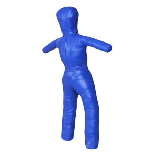 predolo Muñeco de Entrenamiento de Agarre de PU sin Relleno, Resistente, 110 cm de Altura, maniquí de Boxeo, Azul