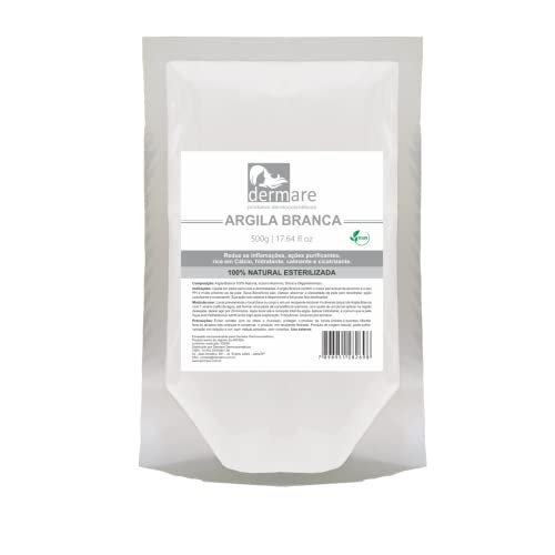 DERMARE Argila Branca Clareadora 500G