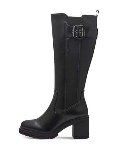 MARCO TOZZI Bottes Longues pour Femme talon stable et silhouette élancée