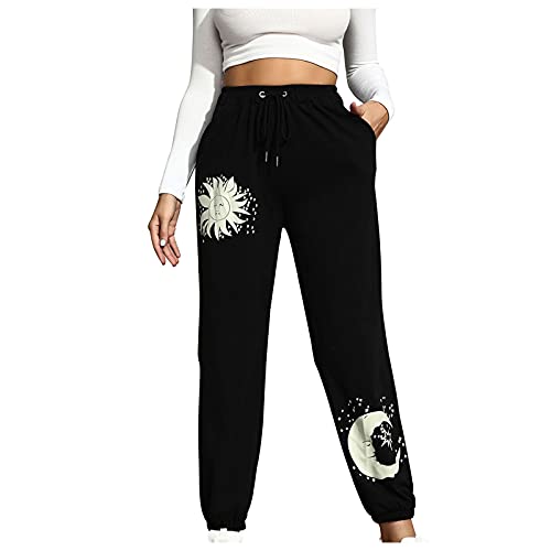 Pantalon de yoga lune et soleil confortable pour vos séances de sport à la maison