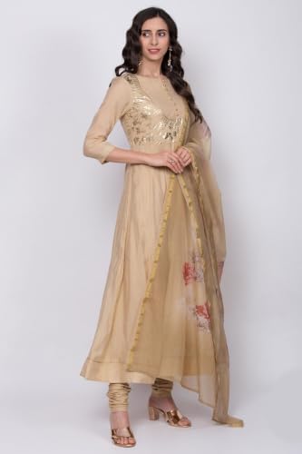 Image of BIBA WOMEN PRINTED FITTED SALWAR KURTA