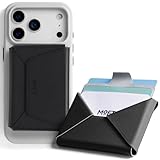 MOFT【公式直営店】多機能財布＆スタンド MagSafe対応 財布 カードケース メンズ レディース 折りたたみ式 コンパクト ミニ 小さい 大容量 使いやすい MOVAS™耐久素材 薄型 軽量 多機能 スマホスタンド iPhone対応 外出 旅行 ビジネス 日常に便利 ジェットブラック (スタンドなし)