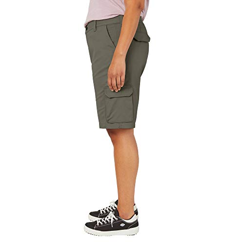 Short cargo extensible Dickies femme grande taille confortable avec poches - 3