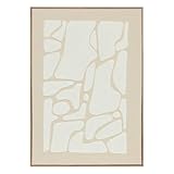 Toile 3D Ziad beige 50x70cm Atmosphera - Toile 3D Ziad Beige 50x70cm