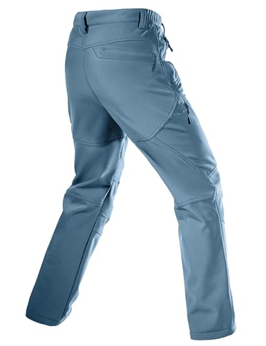 FREE SOLDIER Herren Winter wasserdichte Skihose Jagd Outdoor Hose Winddichte Thermohose Winterhose Softshellhose zum Klettern und Wandern