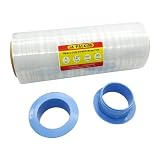 JA PACKING Stretch Wrap Industrial Strength Extra Thick 12 x 1000 Ft 80Guage with Hand Saver Dispens
