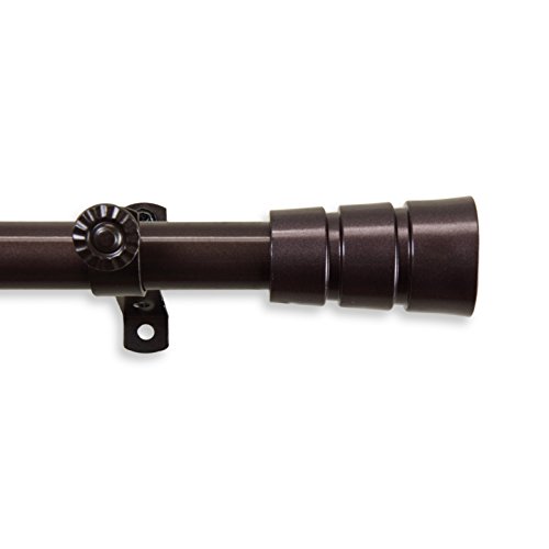 Rio Curtain Rod 66-120 inch - Cocoa