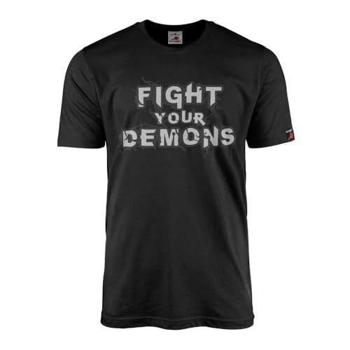 PTSD de l'armée : T-shirt vétéran Fight Your Demons pour surmonter le PTBS