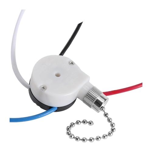 Image of ATORSE Pull Chain Switch Multifunctional Replacement Part Wall Lamps 3 Speed 4 Wire Silver|Home & Garden|Lamps, Lighting & Ceiling Fans|Lighting Parts & Accessories