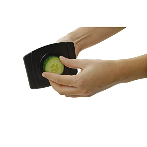 Fackelmann 45331 12.6 x 4.9" Plastic/Stainless Steel Vegetable Cutter with Adjustable Blade, White