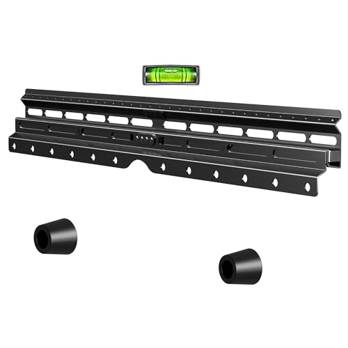 XINLEI No Stud TV Wall Mount Drywall Studless TV Hanger for Most 32-75 inch Flat Screen TVs Holds up to 100lbs No Stud No Drill No Anchors Easy Install (MF81M)