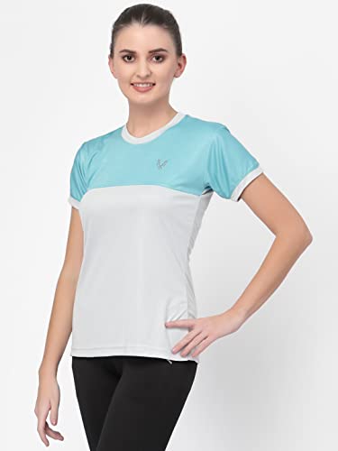 Image of UZARUS Women's Dry Fit Workout Top Sports Gym T-Shirt