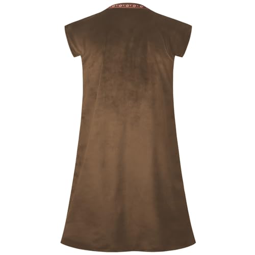 Chaleco medieval de terciopelo para lucir en festivales de rol en vivo y ferias temáticas 2