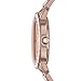 Fossil Women's Jesse Quartz Stainless Steel Three-Hand Watch, Fashion Watches for Women, Color: Rose Gold Glitz, Model: ES3020