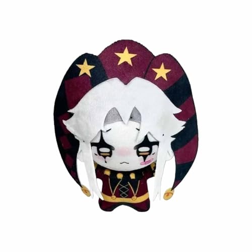 BDNXTV The Freak Circus Plush Collectible Figurine Pierrot The Freak Circus Merch Character Figure Desk Decor Gift for Fans A01