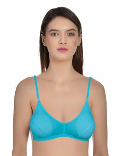 Image of Aimly Women's Cotton Non-Padded Non-Wired Low Coverage Regular Bra Pack of 3