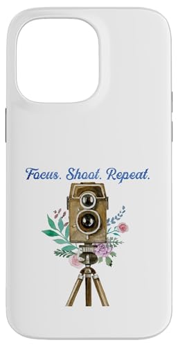 Focus Shoot Repeat Photography Camera Lens Design Funny �X�}�z�P�[�X iPhone 14 Pro Max �p