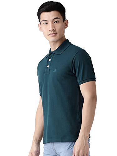 Image of CHKOKKO Men's Cotton Regular Fit Half Sleeves Polo T-Shirt