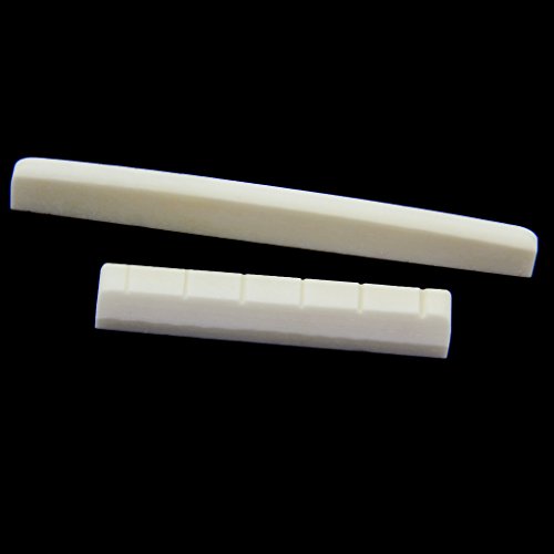 Sharplace 2 x Buffalo bone zadelbrug, groefbrug set voor klassieke gitaren - Image 6