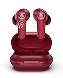 Fresh ‘n Rebel Twins ANC - Auriculares intrauditivos inalámbricos con cancelación Activa de Ruido - Rojo rubí