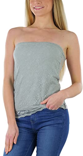 Image of ToBeInStyle Women's Cotton-Spandex Blend Stretchy Tube Top