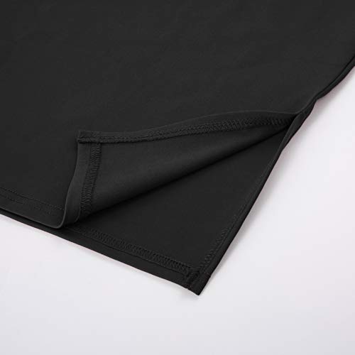 GRACE KARIN Women's Pull-on One Shoulder Bodycon Party Pencil Dress Size L Black