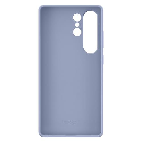 Image of Samsung Galaxy S25 Ultra Silicone Phone Case, Protective Cover, Color Variety, Smooth Grip, Durable Design, Snug Fit, US Version, EF-PS938CLEGUS, Light Blue