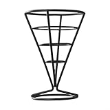 Gdfnmogo Cesta de patatas fritas para aperitivos, cubo de hierro inoxidable con asa portátil para patatas fritas, comida rápida, hielo o pollo Wi(5#)