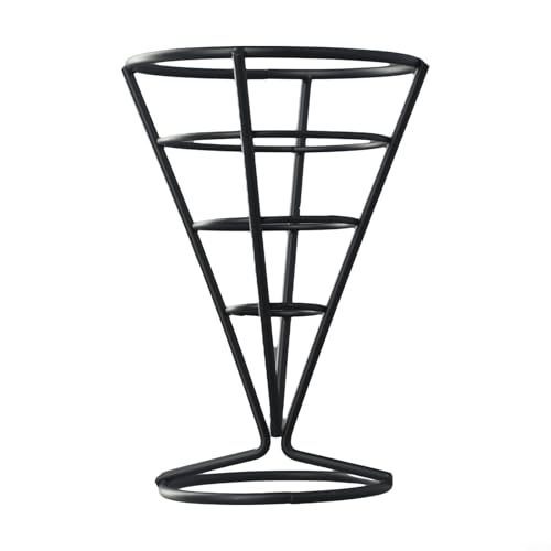 Panier à frites en acier inoxydable avec poignée pour collations et frites, récipient alimentaire en fer antirouille pour cuisine, salle à manger et extérieur (5#)