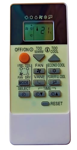 Image of Ehop RU18A Compatible Remote Control for Mitsubishi AC AC-122A