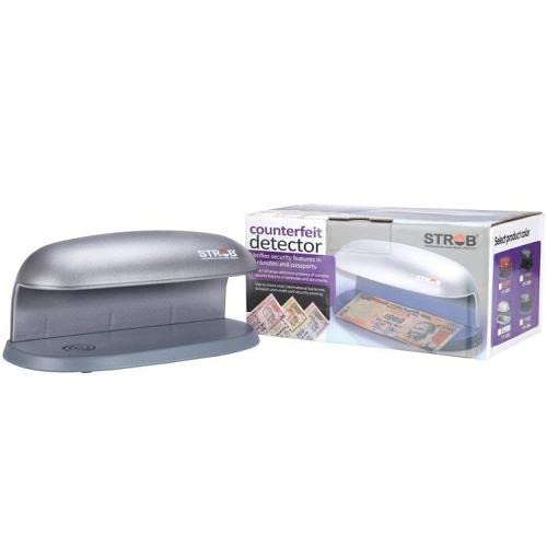 AmazOpen® ST-200 Fake Note Detector with UV Lamps, Counterfeit Detector, Verifies Security Features in Banknotes and Passports (Color Very May)