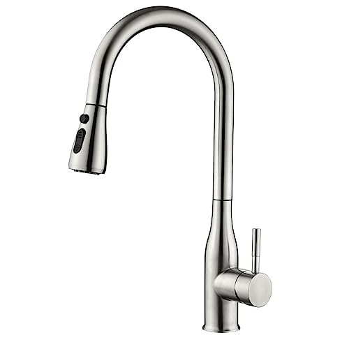 Mitigeur de cuisine eau chaude et froide avec douchette extractible pratique