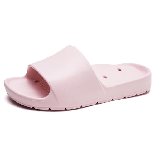 Image of Unisex Arch Support Shower Shoes with Drain Holes Slides