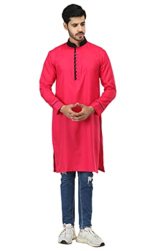 Image of Leriya Fashion Men's Slub Cotton pathan Suit Kurta