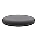 Galette De Chaise Ronde 30 cm, Coussin De Chaise Interieur Dehoussable, Coussin De Chaise Salle à Manger, Coussin Rond Epais pour Chaise De Cuisine, Chaise De Bureau, Sol, Balcon Gris Foncé