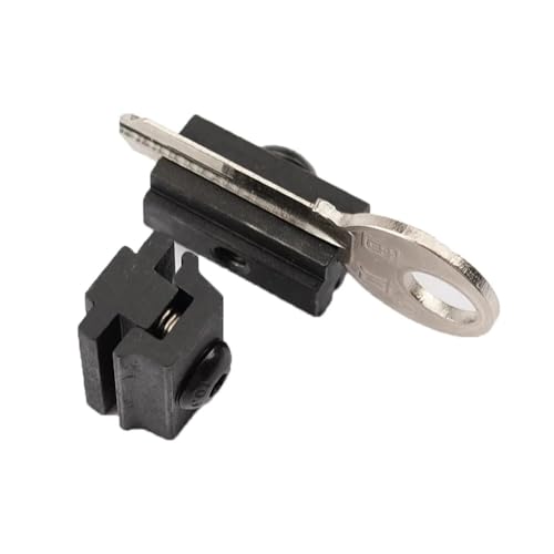 Vertical Key Clamp (1 Set), Black Hardened Metal with Precision