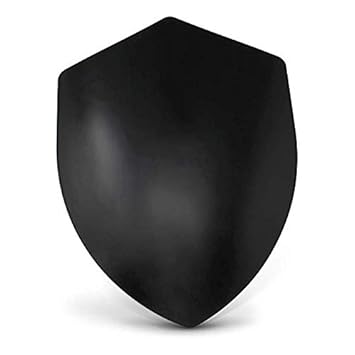 24 Inches Medieval Knight Black finish spartan shield