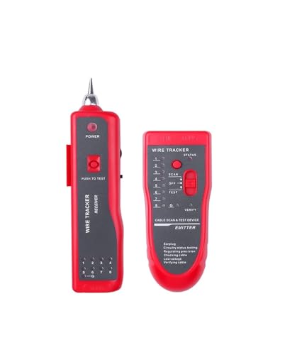 lbg[NP[ueX^[ LAN dbgbJ[ ffg[g[T[ STP UTP Cat5 Cat6 RJ45 RJ11 o Ct@C_[ Co(Red)