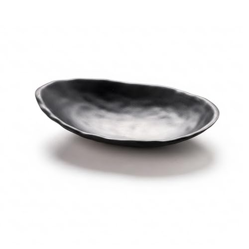 Targonix Dekoschale Schwarz Matt Schlüsselschale Und Schmuck Schale Aus A5 Melamin Für Flur Wohnzimmer Schminktisch