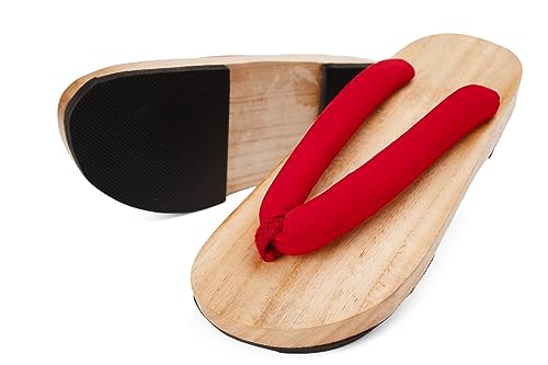 Image of Japanese Wooden Clogs Geta Slippers