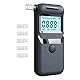 BullTek Tragbarer digitaler Alkoholtester mit LCD-Display – ASIC Chip 3. Generation für genaue Messung – Alkoholtest mit fortschrittlichem Algorithmus – austauschbare Mundstücke und stabile Leistung