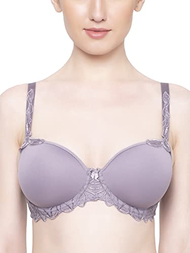 Image of Triumph Modern Finesse Bra For Women Wired Padded Spacer Cup Bra Seamless Breathable T-Shirt Bra Elegant Embroidery Full Coverage Lingerie Innovative Big Cup Support Pack Of 1