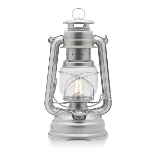 Feuerhand LED Laterne Baby Special 276 Zink - Ideal für Wohnzimmer, Balkon oder Terrasse - Dimmbares warmweißes Licht, 18 Tage Akkubetrieb - Made in Germany Feuerhand LED Laterne Baby Special 276 Zink - Ideal für Wohnzimmer, Balkon oder Terrasse - Dimmbares warmweißes Licht, 18 Tage Akkubetrieb - Made in Germany