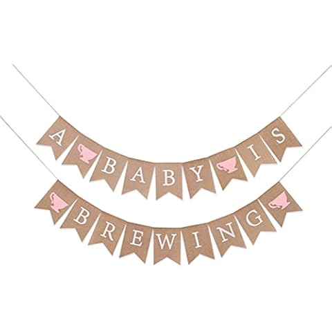 A Baby Is Brewing Baby Shower, A Baby Is Brewing Banner, Tea Party Baby Shower Decorations, Baby is Brewing Tea Party, Tea Party Shower,Gender Reveal Decoration Cover