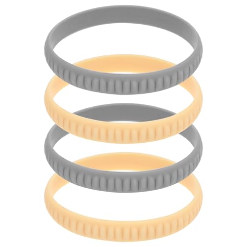 FOMIYES 4 Pcs Patella Knee Strap for Basketball, Running, Hiking - Silicone Knee Bands with Breathable Design, Comfortable Fit, Knee Support for Women and Men